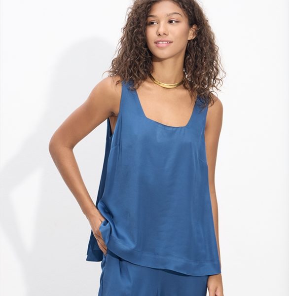 BLOUSE SQUARE NECK
