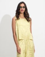 BLOUSE EMBOSSED SATIN