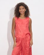 BLOUSE EMBOSSED SATIN - Image 2