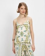 BLOUSE SATIN PRINTED
