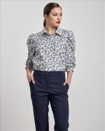 SHIRT FLORAL BALLOON SLEEVE - Image 2