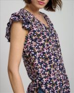 SHIRT FLORAL VOLAN SLEEVE - Image 2