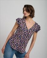 SHIRT FLORAL VOLAN SLEEVE - Image 3