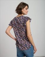 SHIRT FLORAL VOLAN SLEEVE - Image 4