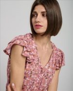 SHIRT FLORAL VOLAN SLEEVE - Image 5