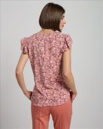 SHIRT FLORAL VOLAN SLEEVE - Image 7
