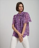 SHIRT FLORAL PLISE