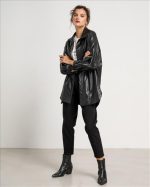 SHIRT LONG ECO LEATHER - Image 3