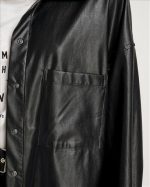 SHIRT LONG ECO LEATHER - Image 4