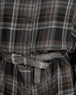 SHIRT LONG WITH BELT - Image 5