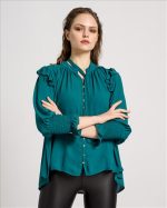 SHIRT TIE NECK LONG SLEEVE - Image 8