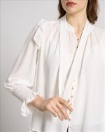 SHIRT TIE NECK LONG SLEEVE - Image 12