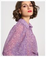 SHIRT CHIFFON FLORAL PRINT - Image 5