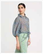 SHIRT CHIFFON FLORAL PRINT - Image 7