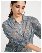 SHIRT CHIFFON FLORAL PRINT - Image 8