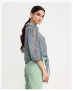 SHIRT CHIFFON FLORAL PRINT - Image 9