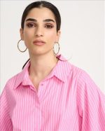 SHIRT STRIPES COTTON LOOSE FIT - Image 2