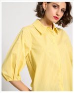 SHIRT STRIPES COTTON LOOSE FIT - Image 9