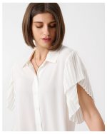 SHIRT PLEATED SHORT SLEEVE - Image 7