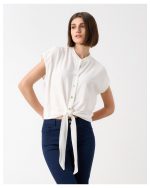 SHIRT COTTON TIE FRONT