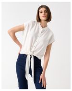 SHIRT COTTON TIE FRONT - Image 6