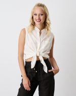 SHIRT SLEEVELESS COTTON - Image 9