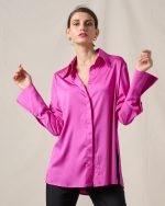 SHIRT SATIN BIG CUFF