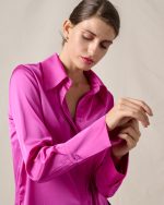 SHIRT SATIN BIG CUFF - Image 3