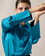 SHIRT SATIN BIG CUFF - Image 6