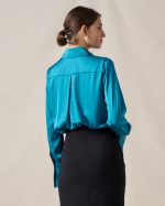 SHIRT SATIN BIG CUFF - Image 7