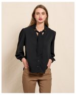 SHIRT TIE UP NECK - Image 3