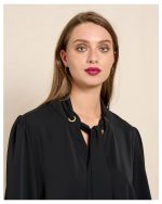 SHIRT TIE UP NECK - Image 5
