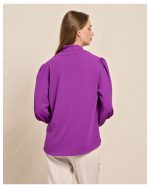 SHIRT TIE UP NECK - Image 8