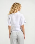 LINEN SHIRT CROPPED - Image 4