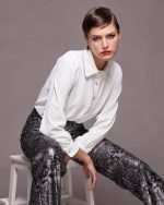 SHIRT RHINESTONES DETAILS