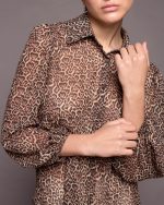 CHIFFON SHIRT ANIMAL PRINT - Image 4