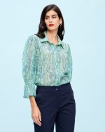 SHIRT CHIFFON PRINTED