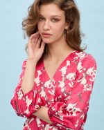 SHIRT SATIN FLOWER PRINT - Image 4