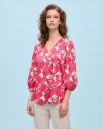SHIRT SATIN FLOWER PRINT - Image 5