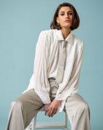 SHIRT SATIN SLEEVELESS - Image 5