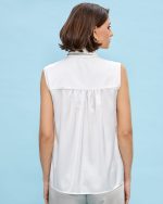 SHIRT SATIN SLEEVELESS - Image 6
