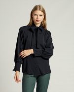 SHIRT TIE UP NECK - Image 6