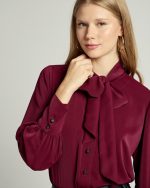 SHIRT TIE UP NECK - Image 11
