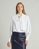 SHIRT TIE UP NECK - Image 12