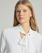SHIRT TIE UP NECK - Image 16