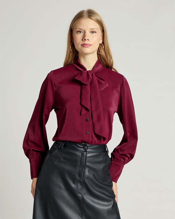 58032.jpg SHIRT TIE UP NECK - Image 1