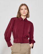 SHIRT LONG SLEEVE CROPPED