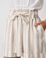 SHORT LINEN STRIPES - Image 3