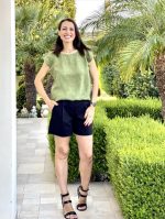 SHORT COTTON ELASTIC WAIST - Image 3