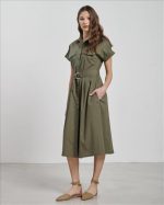 DRESS COTTON MIDI